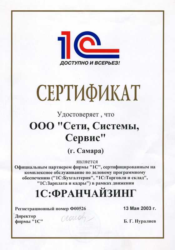 «1С: Франчайзинг» с 1993 г.